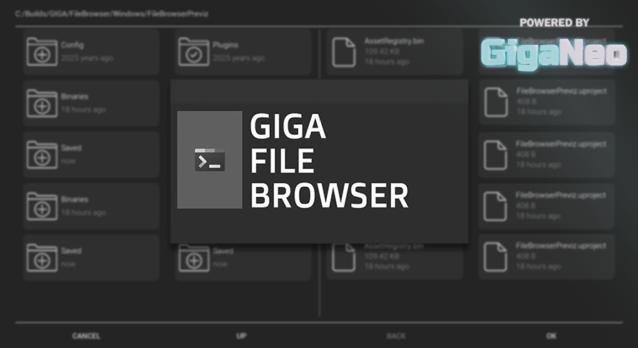 Giga File Browser | Fab