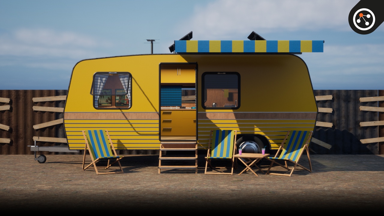 CARAVAN HOUSE UE5 제품 등록을 위한 미디어 1개