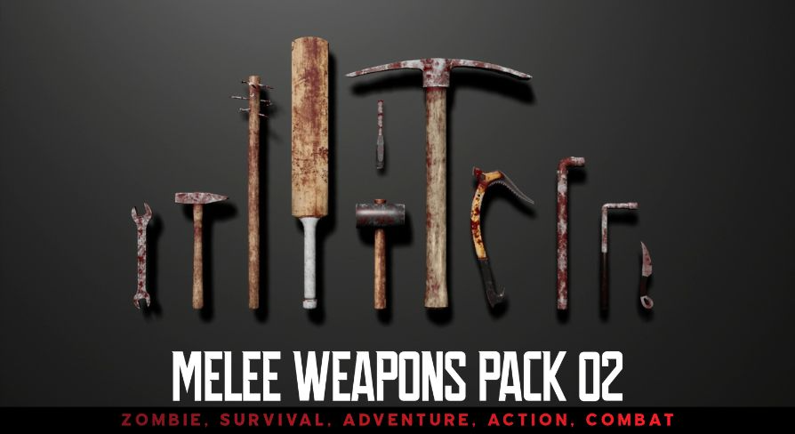 Melee Weapons Pack 02 | Fab