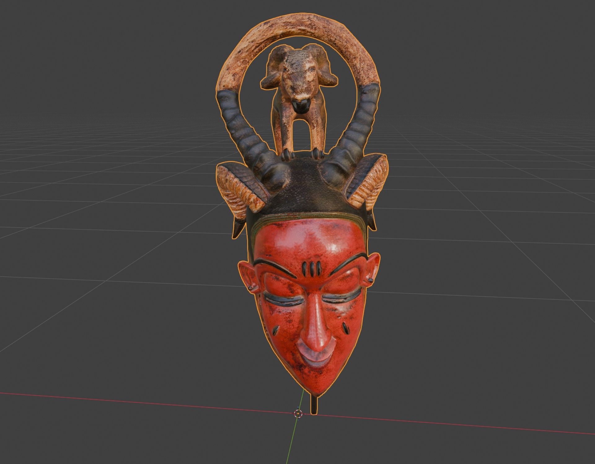 Media 1 for listing Zaouli mask