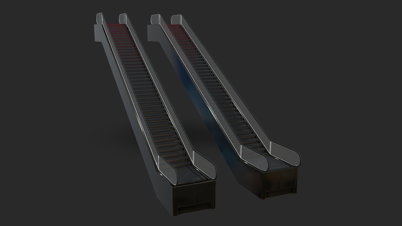 Media 1 for listing Escalator - Animated with Geometry Nodes