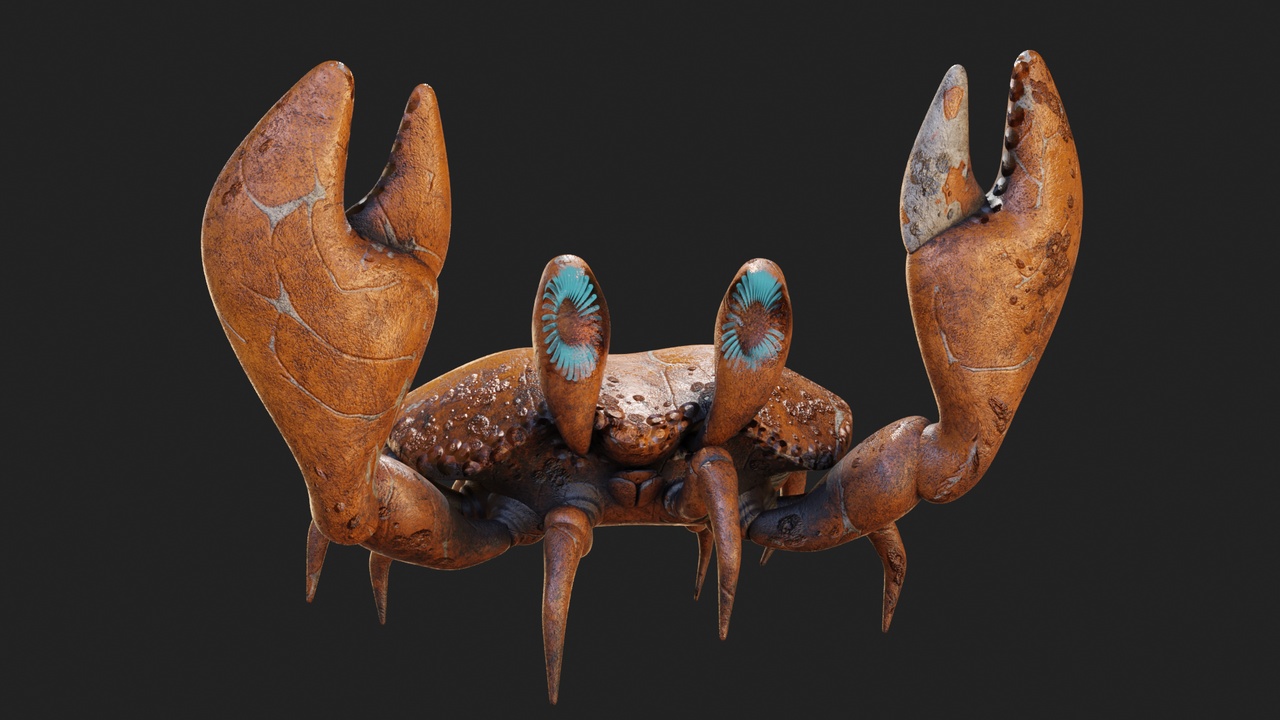 Media 1 for listing Cute Stylized Crab