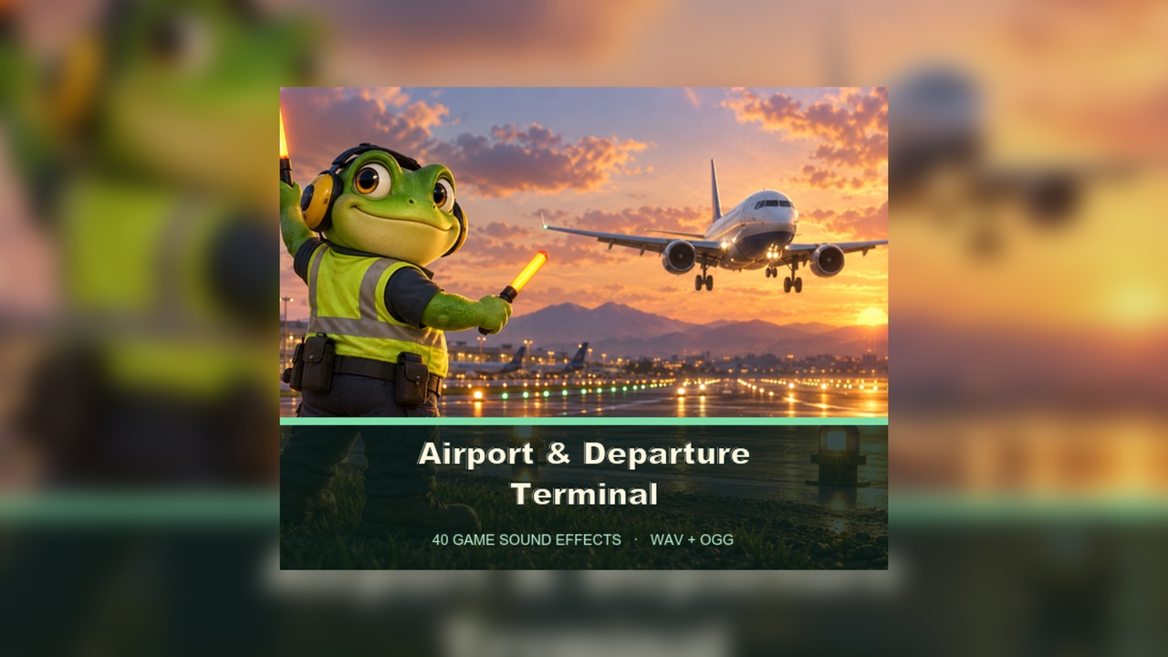 Media 1 for listing Airport & Departure Terminal — 40 Sound Effects