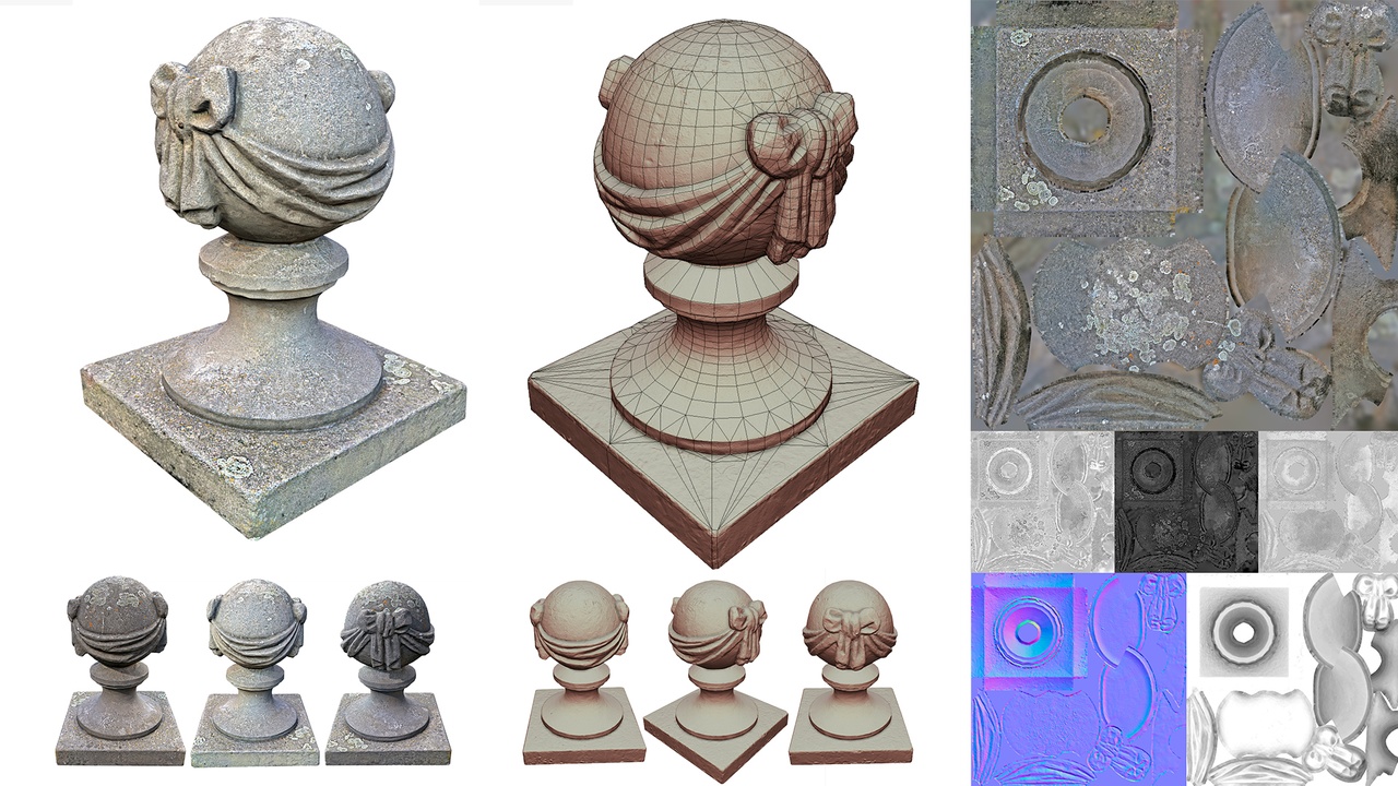 商品 Stone Ball on Pillar 的媒体 1