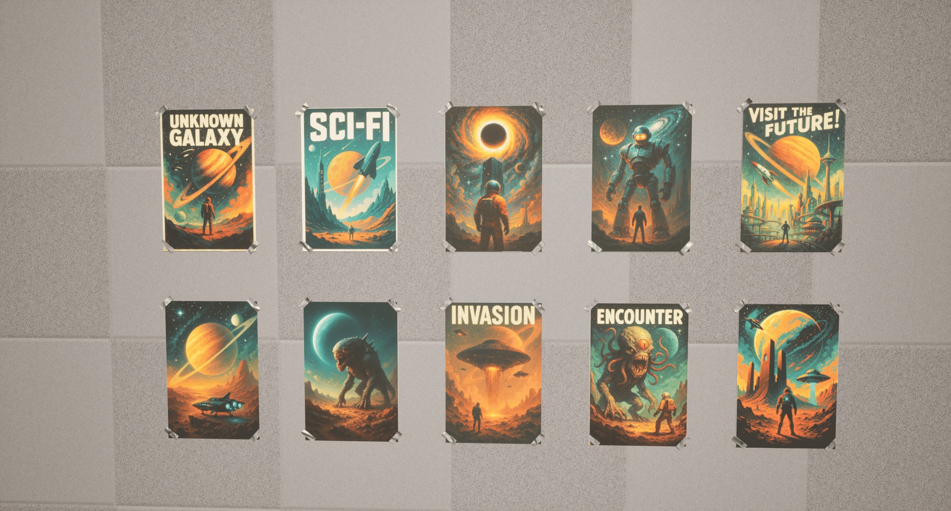 Media 1 for listing Sci-Fi Posters