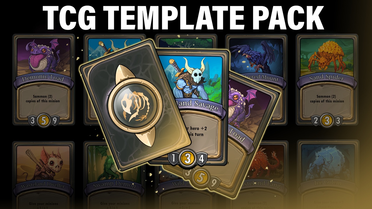 Media 1 for listing TCG Template pack