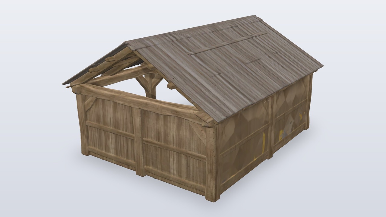 Media 1 for listing Rustic Timber Hay Barn