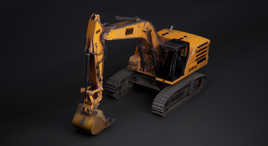 Zb Crawler Machine ZBL Excavator v2 | Fab