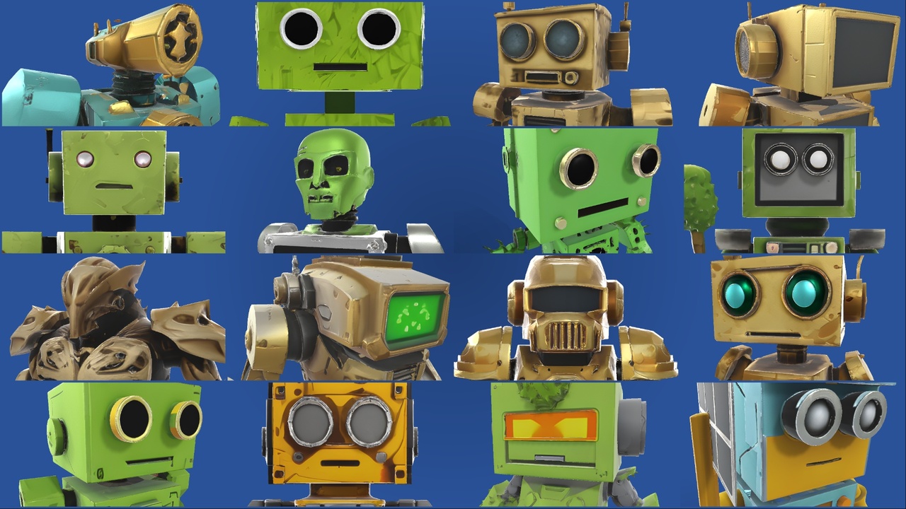 Media 1 for listing Articulated Robot Army Collection