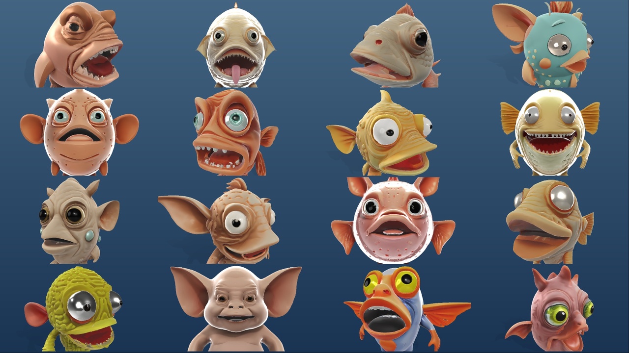 Media 1 for listing WhimsiFish Friends Collection