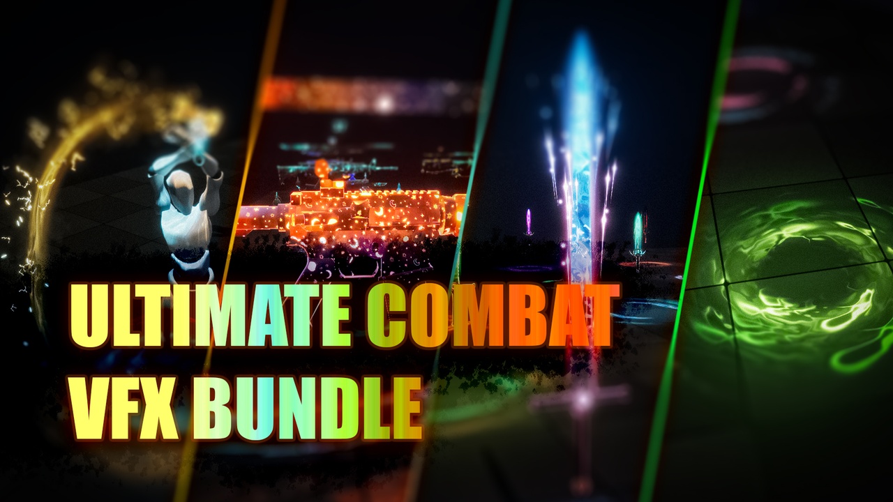 Медиа 1 для объявления Ultimate Combat VFX Bundle – Stylized Effects for Melee & Ranged Combat