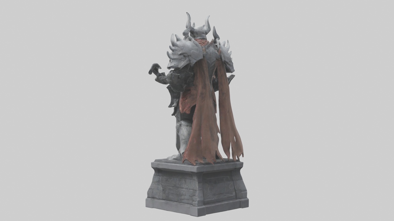 Media 1 for listing Digital Warlord statue model