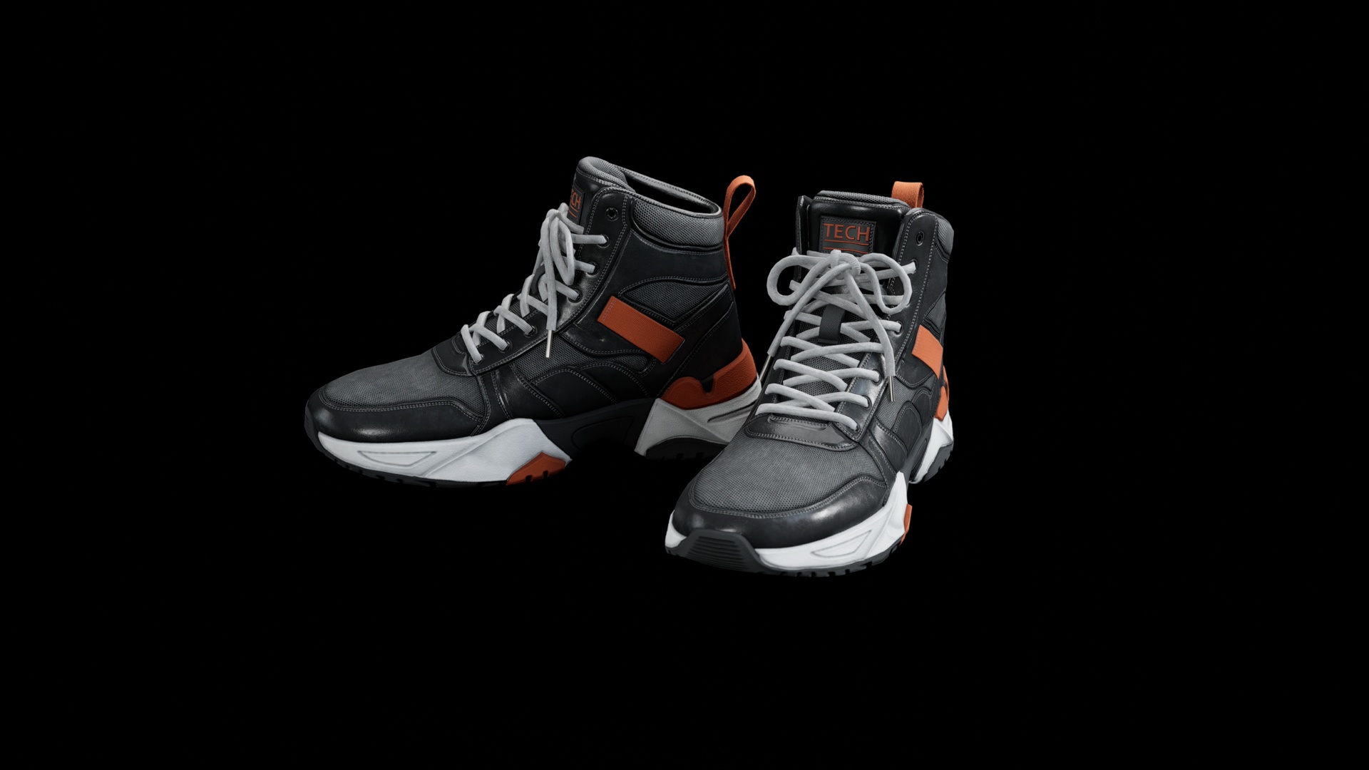 Media 1 for listing Urban Techwear Boots - High-Fidelity Footwear