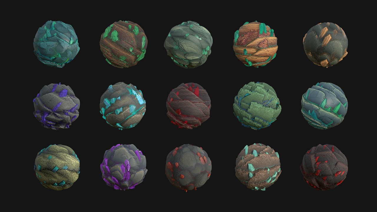 Media 1 for listing Pack Minerals Textures