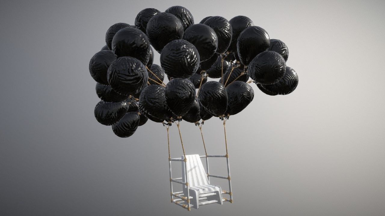 Media 1 for listing Trashbaggius Balloonius- Free as Freedom