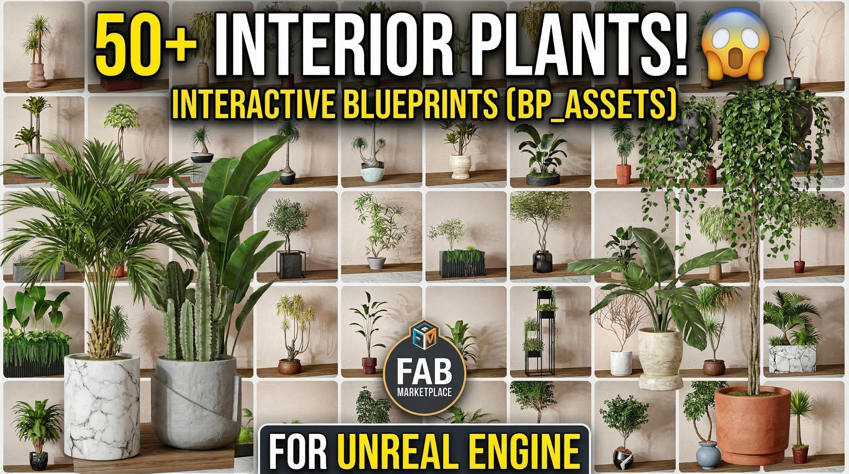 Infinity Interior Plant Vol2 | Fab