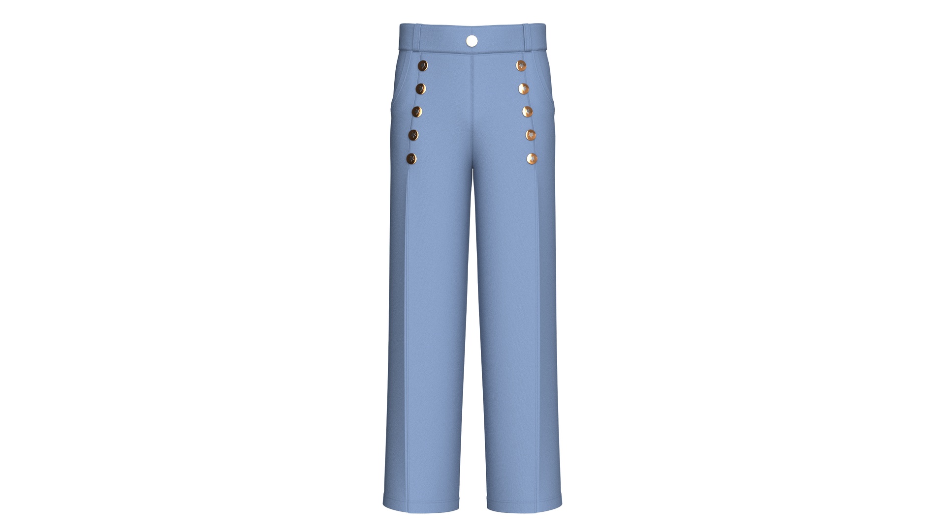 Media 1 for listing Men Double Breasted High - Waisted Trousers | High Poly