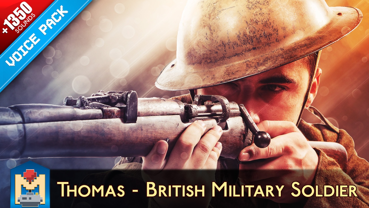 الوسائط 1 للقائمة Thomas - British Military Soldier Voice Pack
