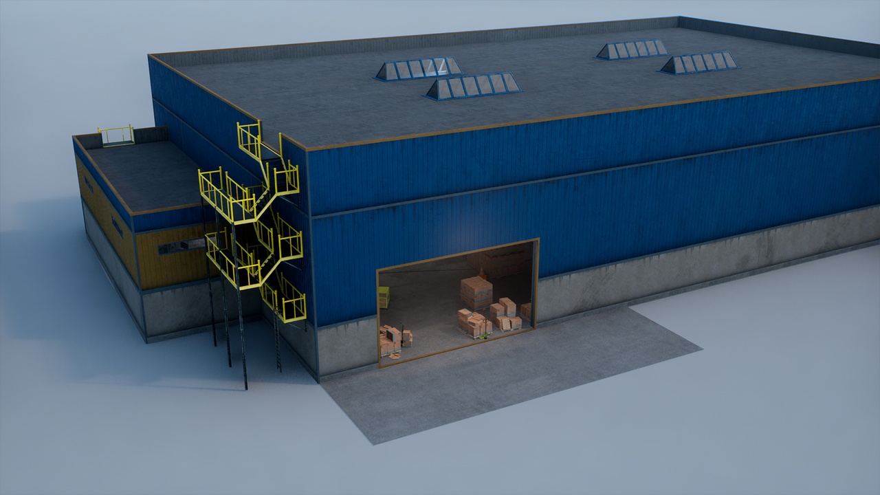 Media 1 for listing Enterable Warehouse Interior Modular Pack