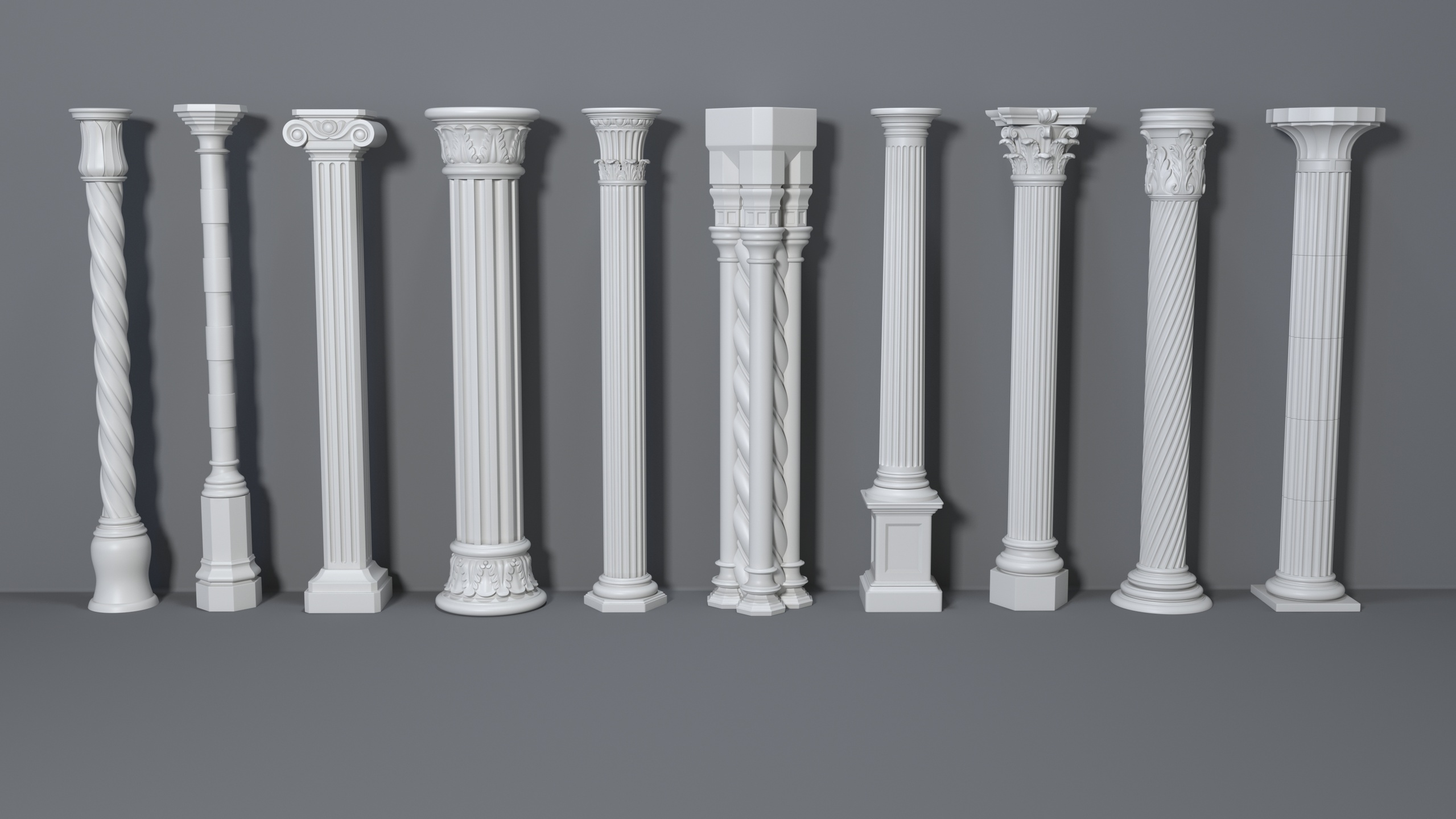 Columns Collection -1 - 10 pieces | Fab