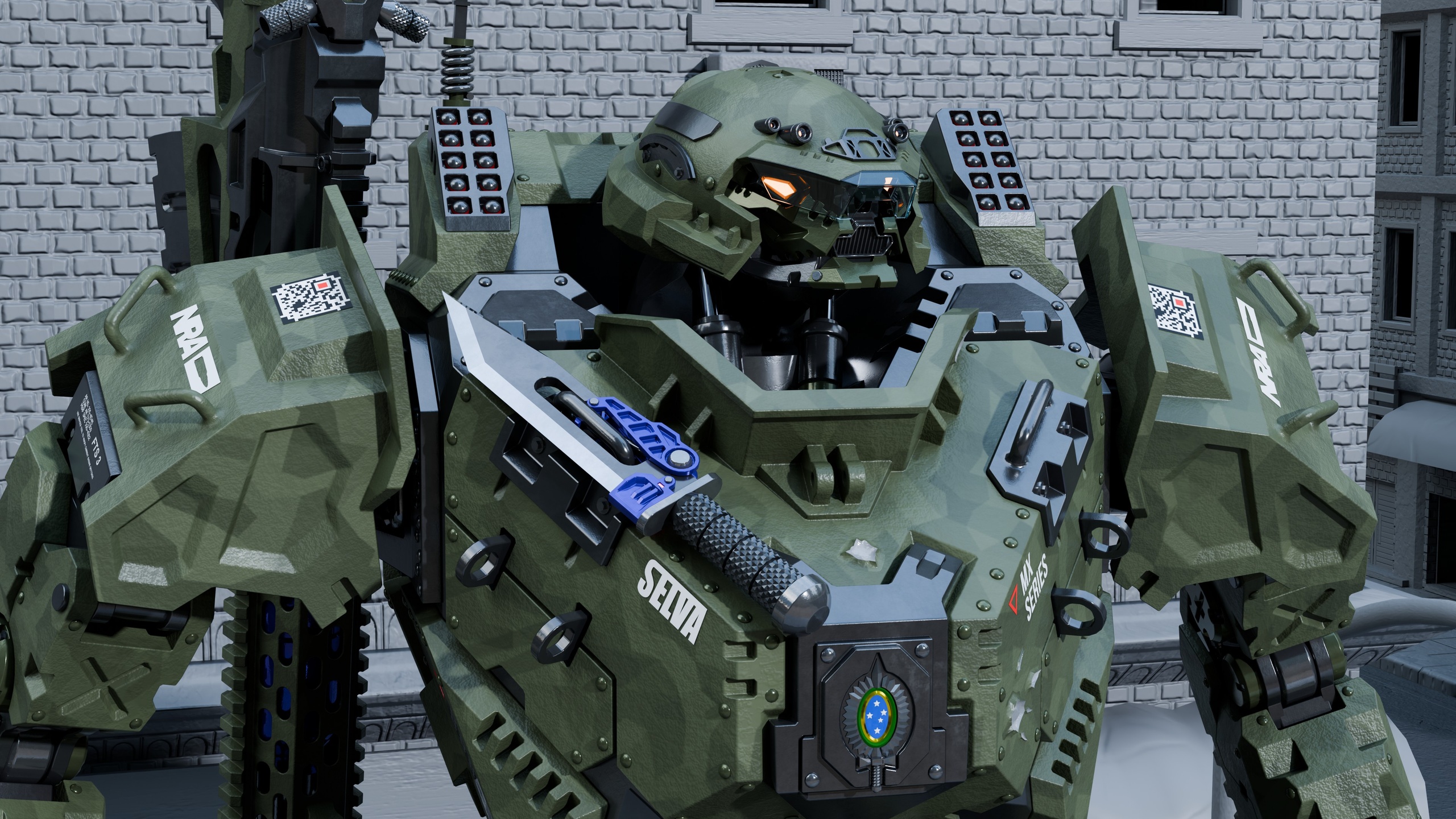 Media 1 for listing Mech Soldier - Rigged