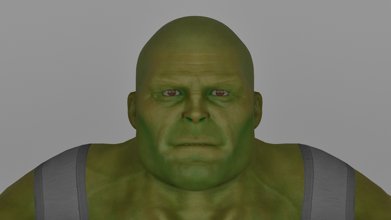 Media 1 for listing Green Giant Warrior | Metahuman editable character