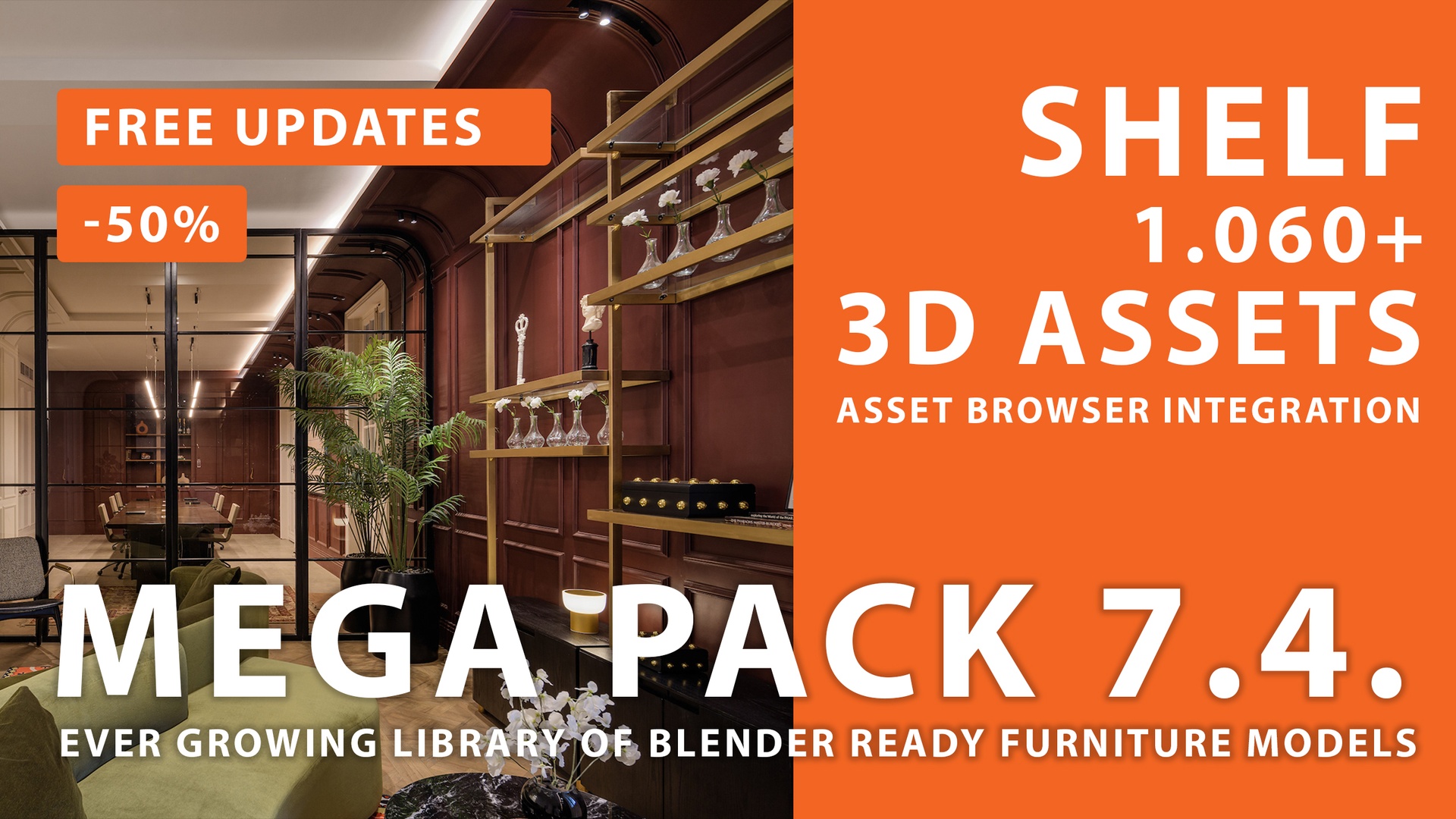 Media 1 for listing Shelf - Furniture Mega Pack