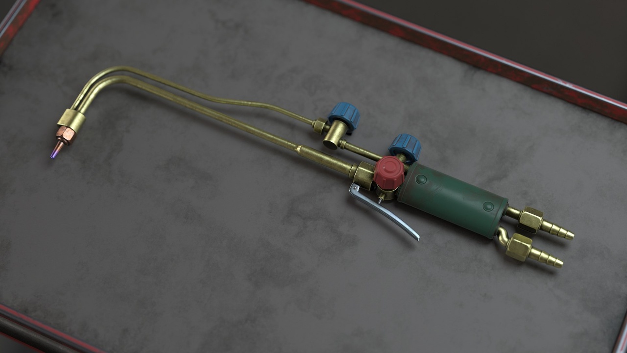 Media 1 for listing Generic Propane Gas Cutter Torch 3D Model with 8K PBR Textures