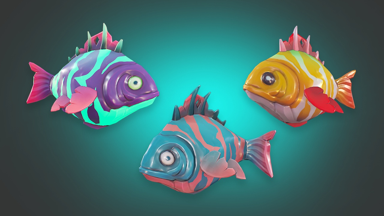 Media 1 for listing Stylized Fish