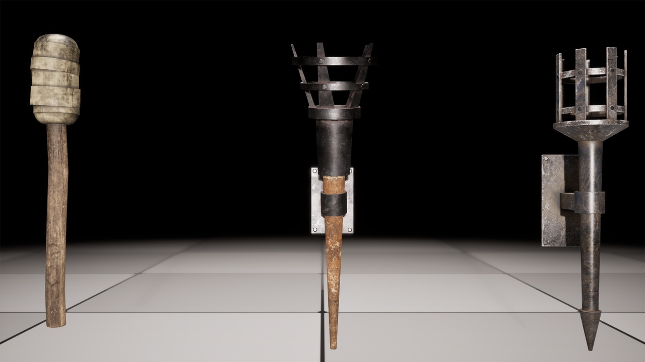 Media 1 for listing Medieval Torch