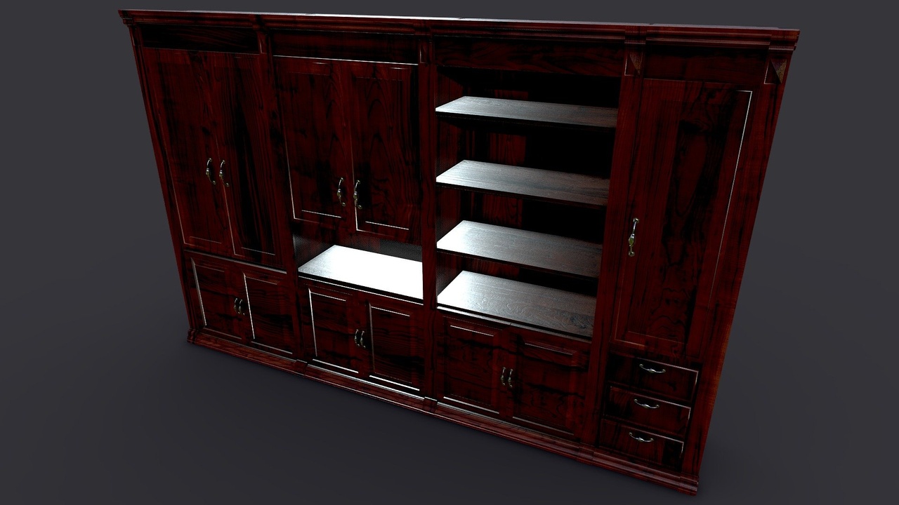 Media 1 for listing Wooden Cabinet Set