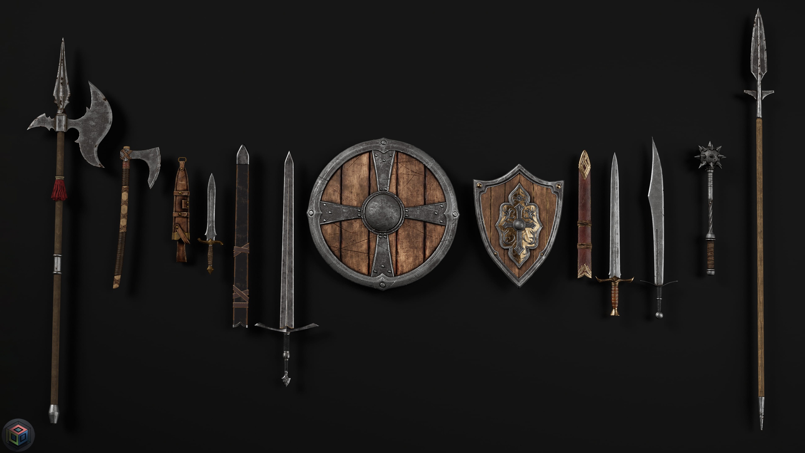 Media 1 for listing Medieval Melee Weapons Pack