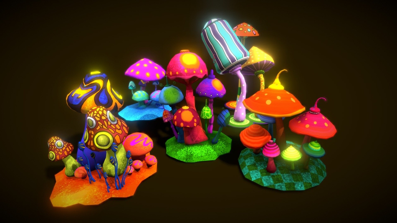 Media 1 for listing Cartoon Musroom 1