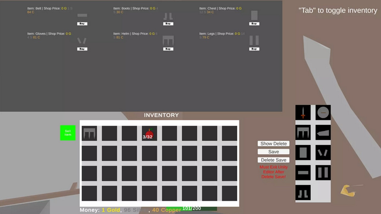 Media 1 for listing Inventory & Shop System For Unity