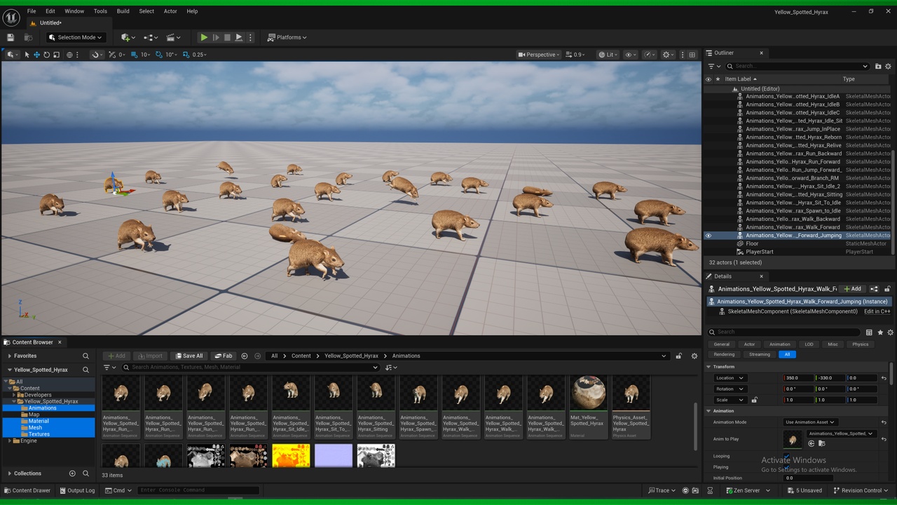 Media 1 for listing Yellow Spotted Rock Hyrax