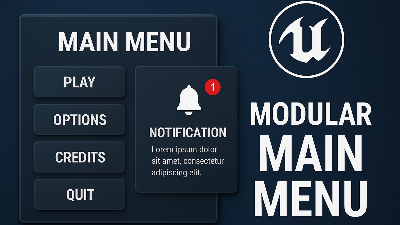 Media 1 for listing Showcase Main Menu and Notification System