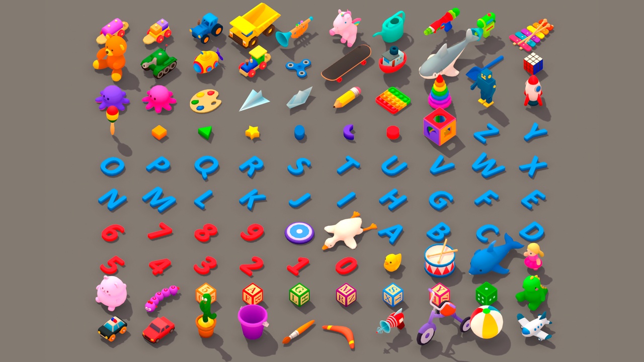 Media 1 for listing Lowpoly Mega Pack