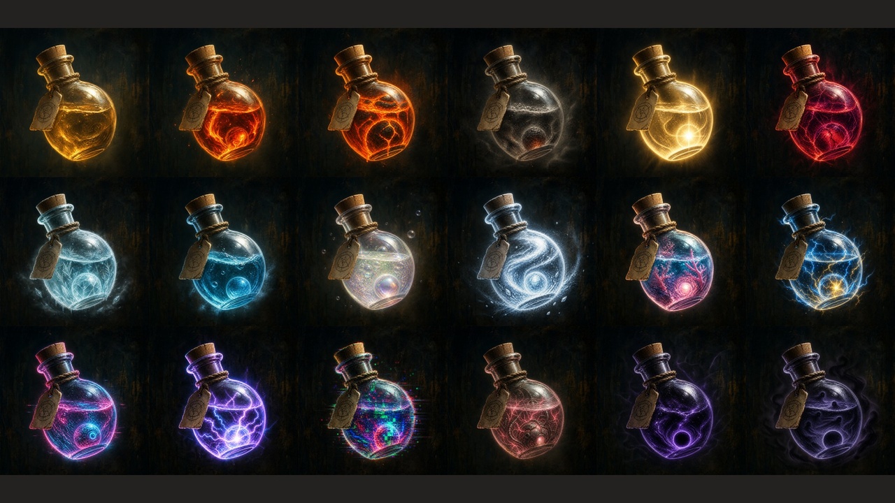 Media 1 for listing 100+ Potion Icons WIth Effects 01