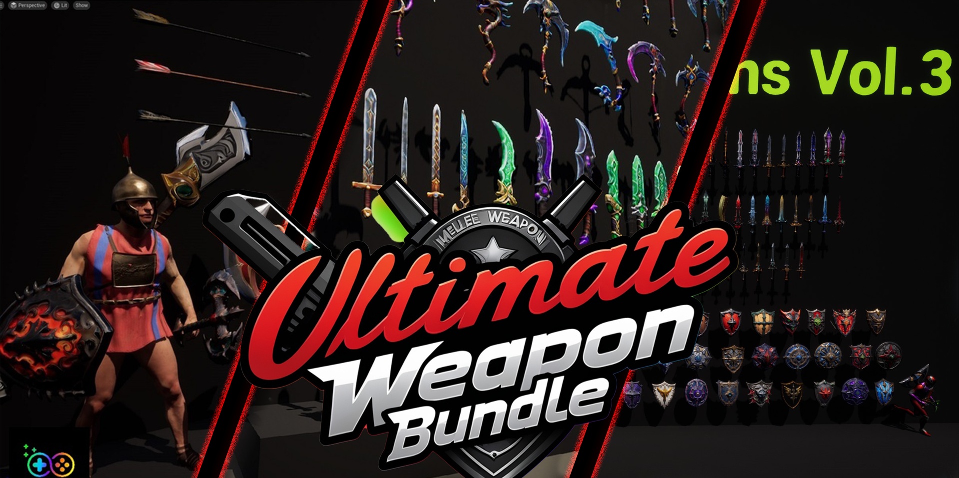 Media 1 for listing Ultimate Fantasy Weapons BUNDLE (458 Assets)
