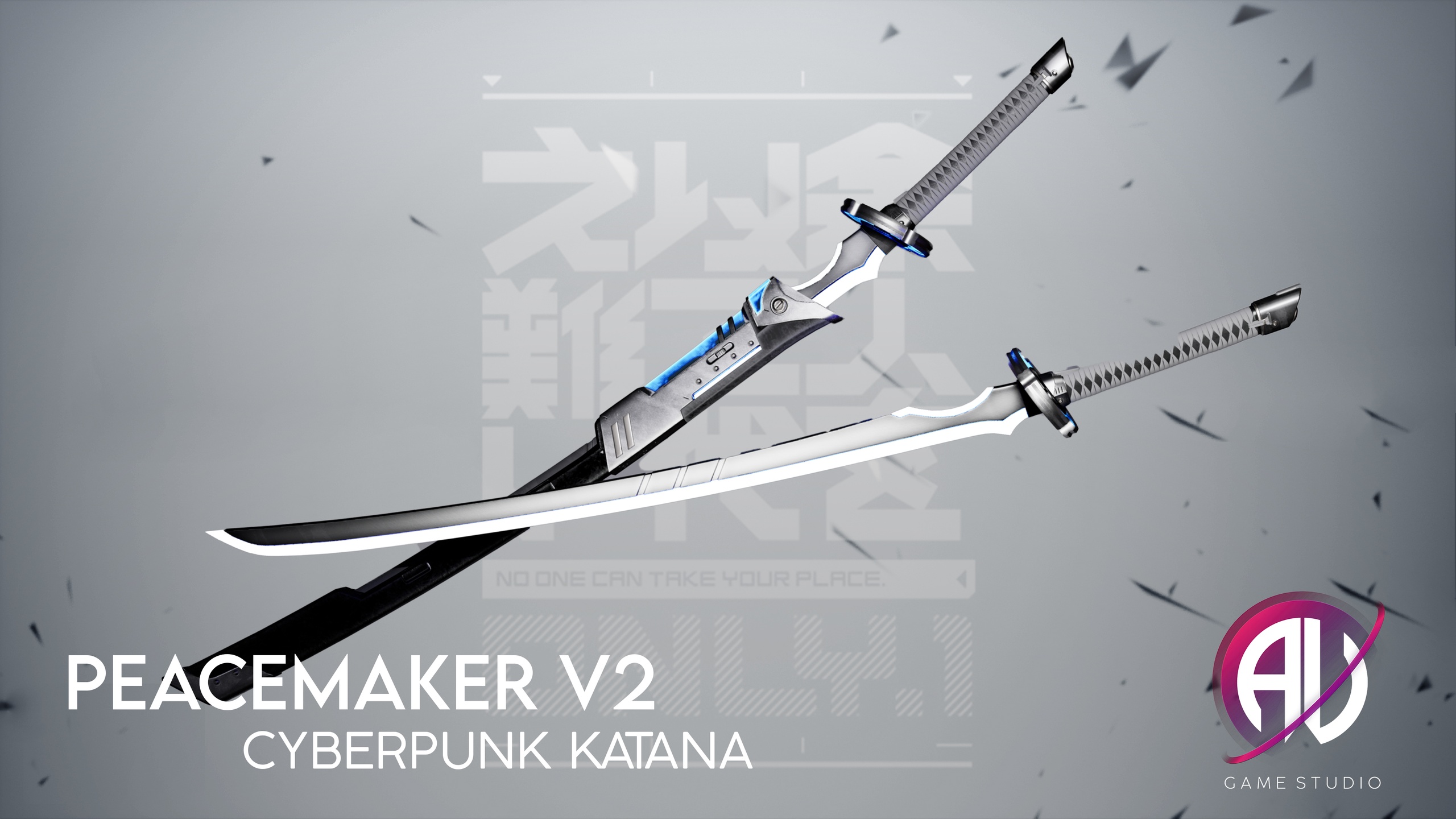 Media 1 for listing Cyberpunk Katana - Peacemaker V2