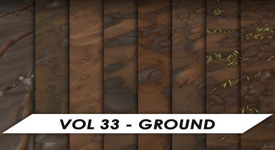Stylized Textures - Vol 33 - Ground 4 | Fab