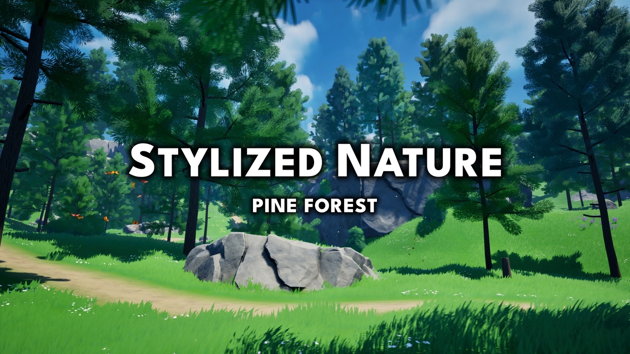 Media 1 for listing Stylized Nature - Pine Forest