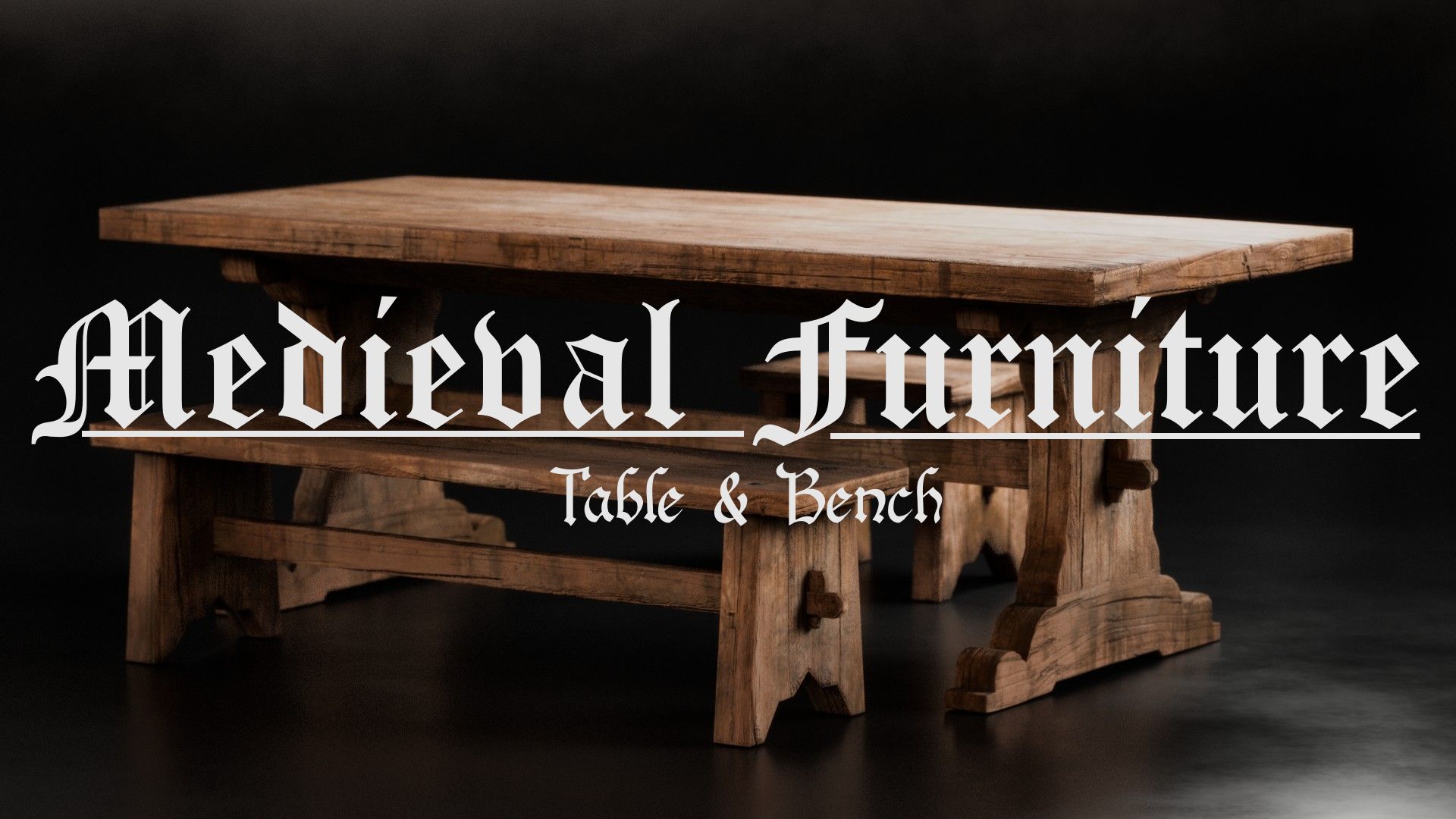 Medieval Table and Bench | Fab