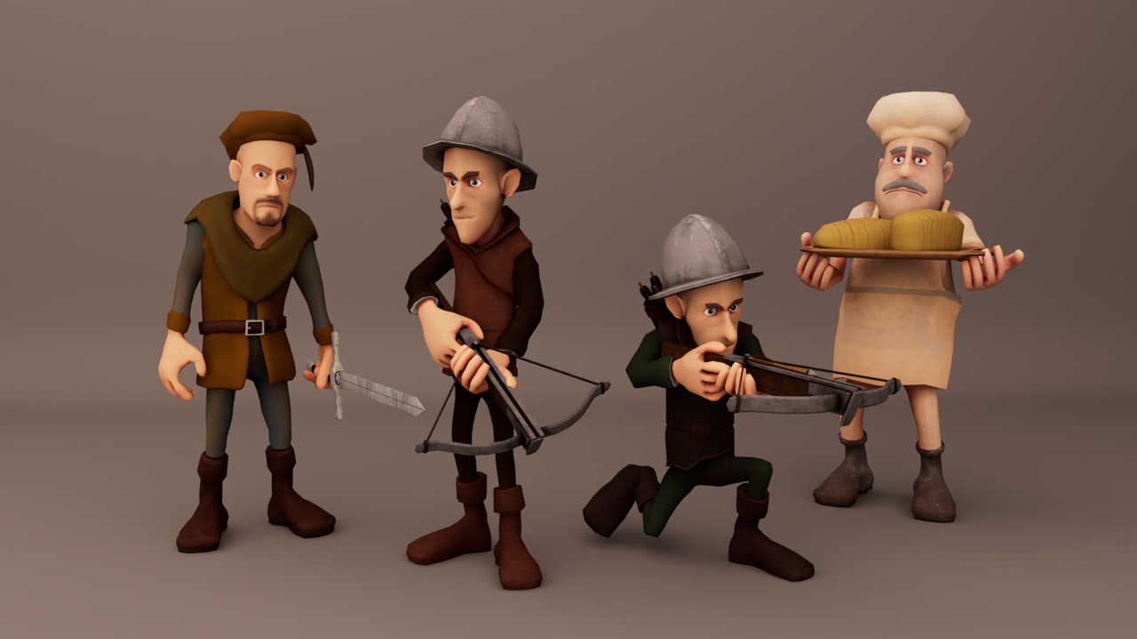 Media 1 for listing dReal Crossbowman Fantasy Character Pack