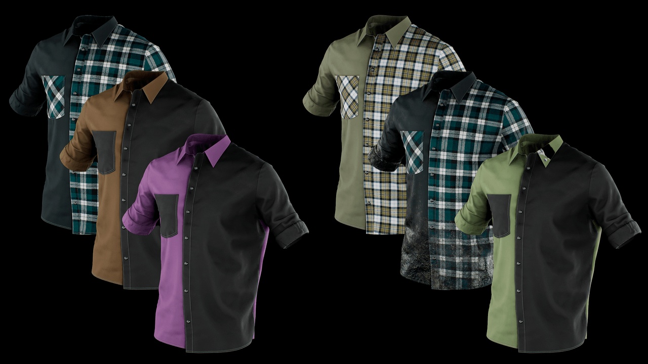 Media 1 for listing Shirt with pocket and sleeve rolled