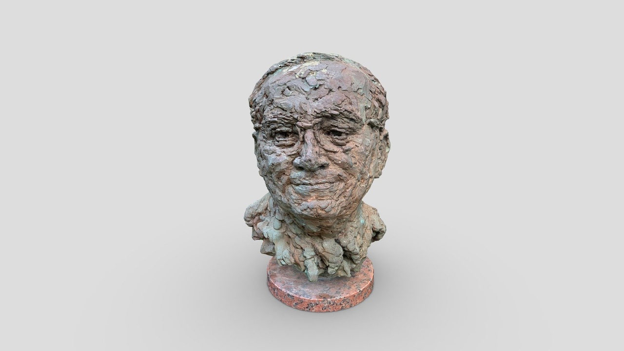 Media 1 for listing Dr. George S. Wise - Head Sculpture