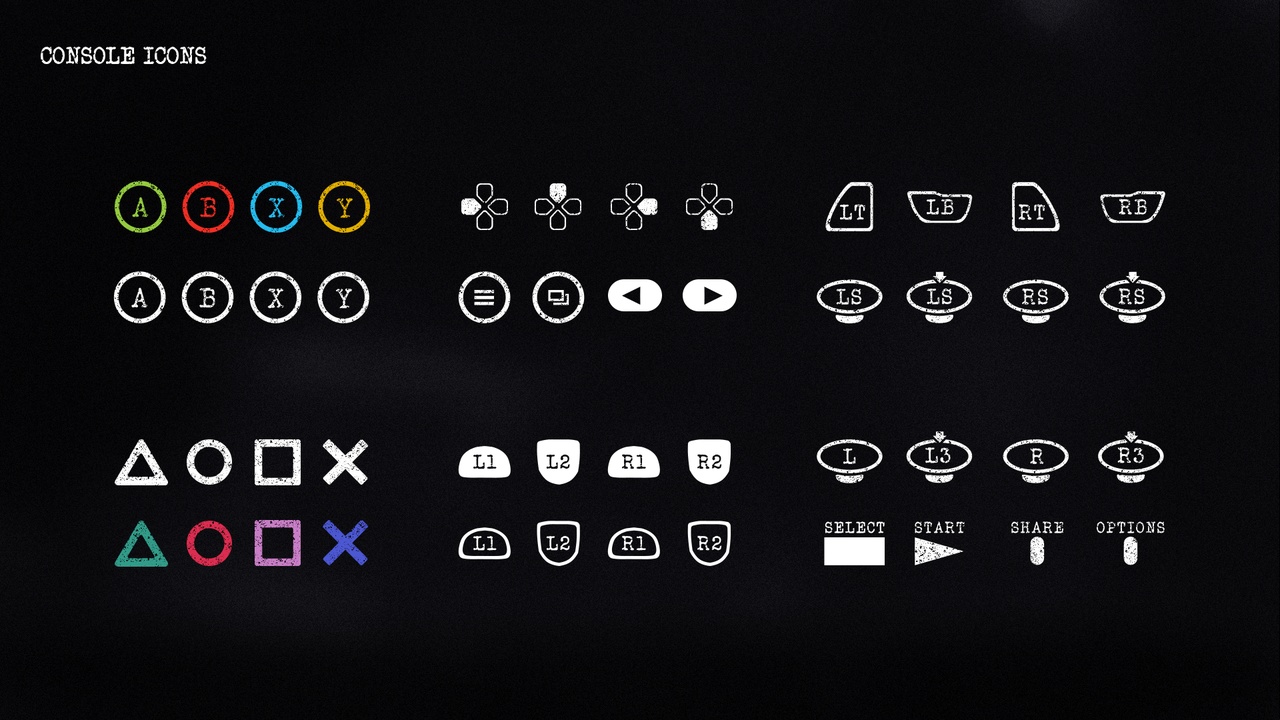 Media 1 for listing Zombie Game UI Icons and Elements (Textures + Editable PSDs)