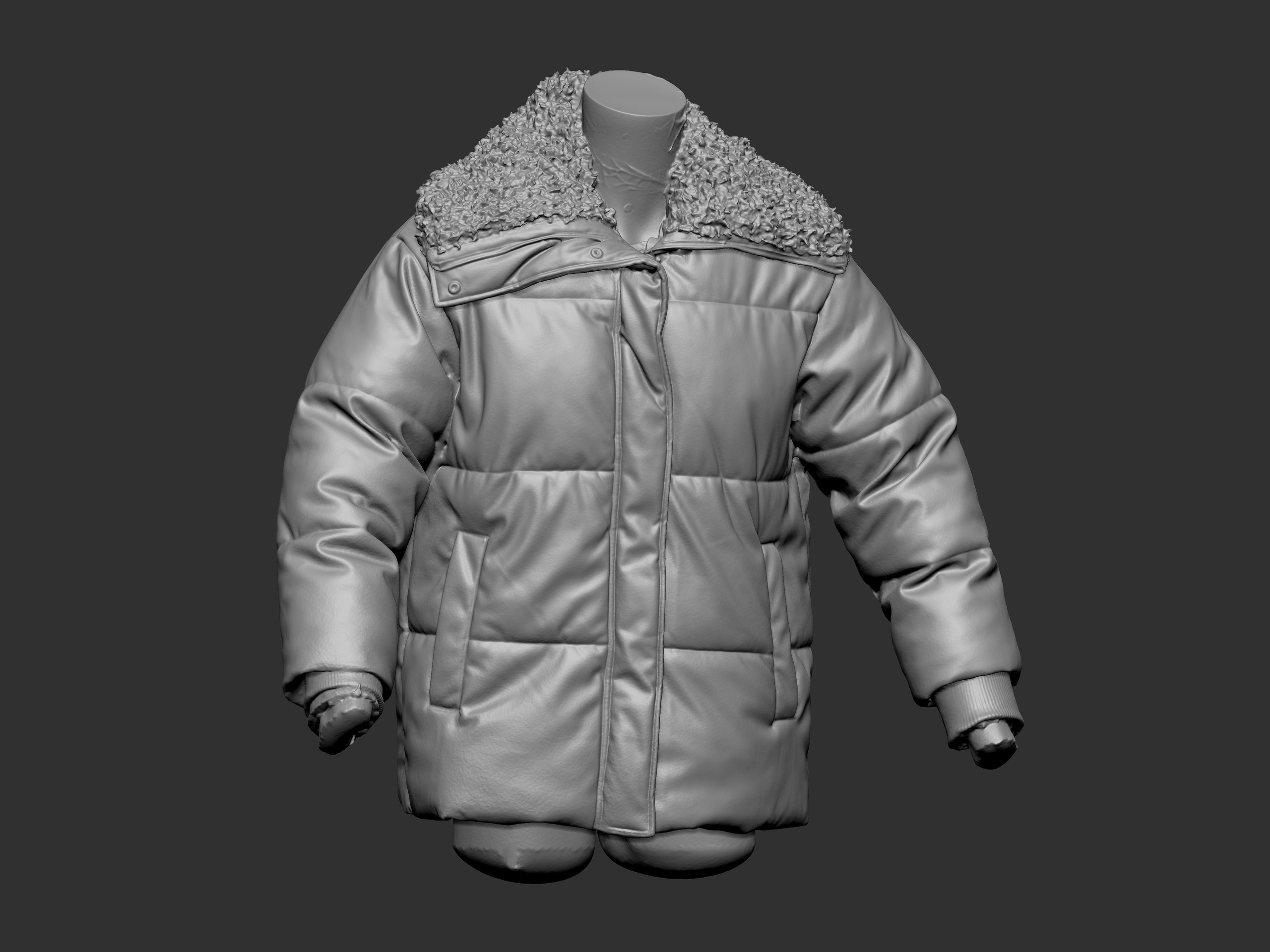 Media 1 for listing RAW SCAN: Winter Jacket 02