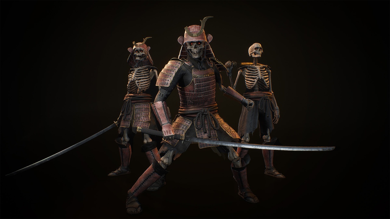 Media 1 for listing Modular Skeleton Samurai