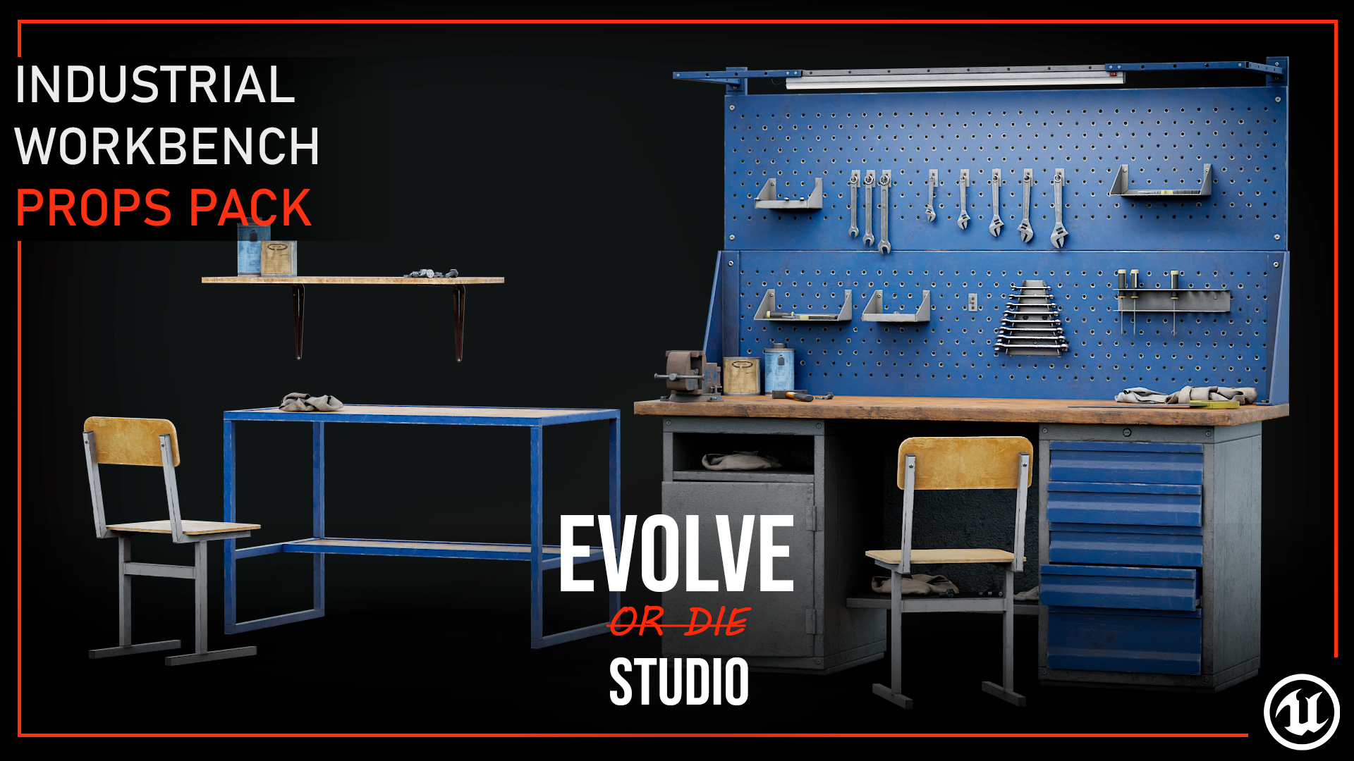 Workbench Tools Props Pack | Fab